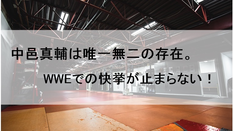 中邑真輔は唯一無二の存在 Wweでの快挙が止まらない ねこマスクのブログ